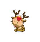 Mischievous Christmas Reindeer Animated（個別スタンプ：13）