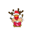 Mischievous Christmas Reindeer Animated（個別スタンプ：16）