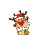 Mischievous Christmas Reindeer Animated（個別スタンプ：17）