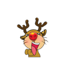 Mischievous Christmas Reindeer Animated（個別スタンプ：19）