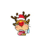 Mischievous Christmas Reindeer Animated（個別スタンプ：21）