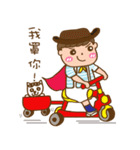 Bosom buddy:Cat tama and Little Ze（個別スタンプ：19）