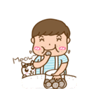 Bosom buddy:Cat tama and Little Ze（個別スタンプ：22）