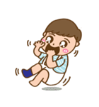 Bosom buddy:Cat tama and Little Ze（個別スタンプ：25）