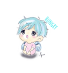 Boeing is a tiny blue bird（個別スタンプ：1）