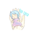 Boeing is a tiny blue bird（個別スタンプ：3）