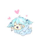 Boeing is a tiny blue bird（個別スタンプ：6）