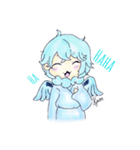Boeing is a tiny blue bird（個別スタンプ：7）