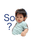 little boy is talking（個別スタンプ：11）