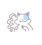 half moon cat（個別スタンプ：6）