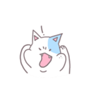 half moon cat（個別スタンプ：13）