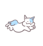 half moon cat（個別スタンプ：14）