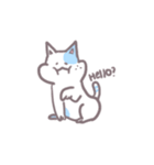 half moon cat（個別スタンプ：15）