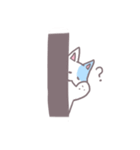 half moon cat（個別スタンプ：19）