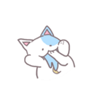 half moon cat（個別スタンプ：27）