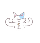 half moon cat（個別スタンプ：39）