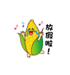 Corn (Happy New Year！)（個別スタンプ：6）