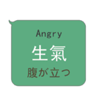 簡単な中国語、英語、日本語対話 - 3（個別スタンプ：12）