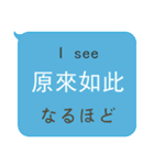 簡単な中国語、英語、日本語対話 - 3（個別スタンプ：27）