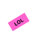 words for fun（個別スタンプ：13）