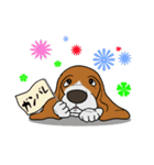 バセットハウンド(犬) 16（個別スタンプ：21）