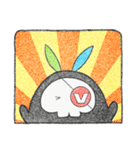 Eyepatch Bunny Oddly（個別スタンプ：6）