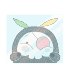 Eyepatch Bunny Oddly（個別スタンプ：35）