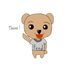 Food's Bear ＆ naughty dog（個別スタンプ：3）