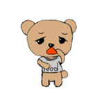 Food's Bear ＆ naughty dog（個別スタンプ：6）