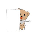 Food's Bear ＆ naughty dog（個別スタンプ：9）