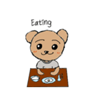 Food's Bear ＆ naughty dog（個別スタンプ：12）