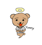 Food's Bear ＆ naughty dog（個別スタンプ：15）