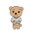 Food's Bear ＆ naughty dog（個別スタンプ：16）