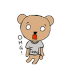 Food's Bear ＆ naughty dog（個別スタンプ：21）