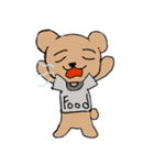Food's Bear ＆ naughty dog（個別スタンプ：22）