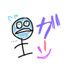 カラフル棒人間（個別スタンプ：4）