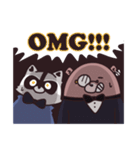 Raccoon Paul And Bear Ted（個別スタンプ：34）