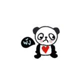 Happy Pandy, Panda is my favorite.（個別スタンプ：18）