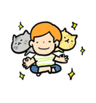 Home ＆ Cat 2（個別スタンプ：24）