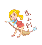 Customer service Yu - Daily life（個別スタンプ：20）
