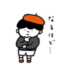 小さな男の子のスタンプ（個別スタンプ：24）