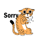 Cheetah's cat-like life（個別スタンプ：3）