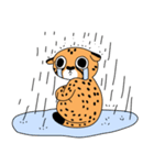 Cheetah's cat-like life（個別スタンプ：4）