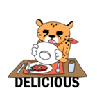 Cheetah's cat-like life（個別スタンプ：7）