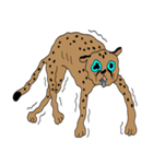 Cheetah's cat-like life（個別スタンプ：12）