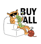 Cheetah's cat-like life（個別スタンプ：14）