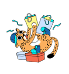 Cheetah's cat-like life（個別スタンプ：17）