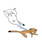 Cheetah's cat-like life（個別スタンプ：21）