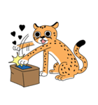 Cheetah's cat-like life（個別スタンプ：23）