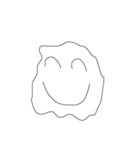 black line face（個別スタンプ：6）